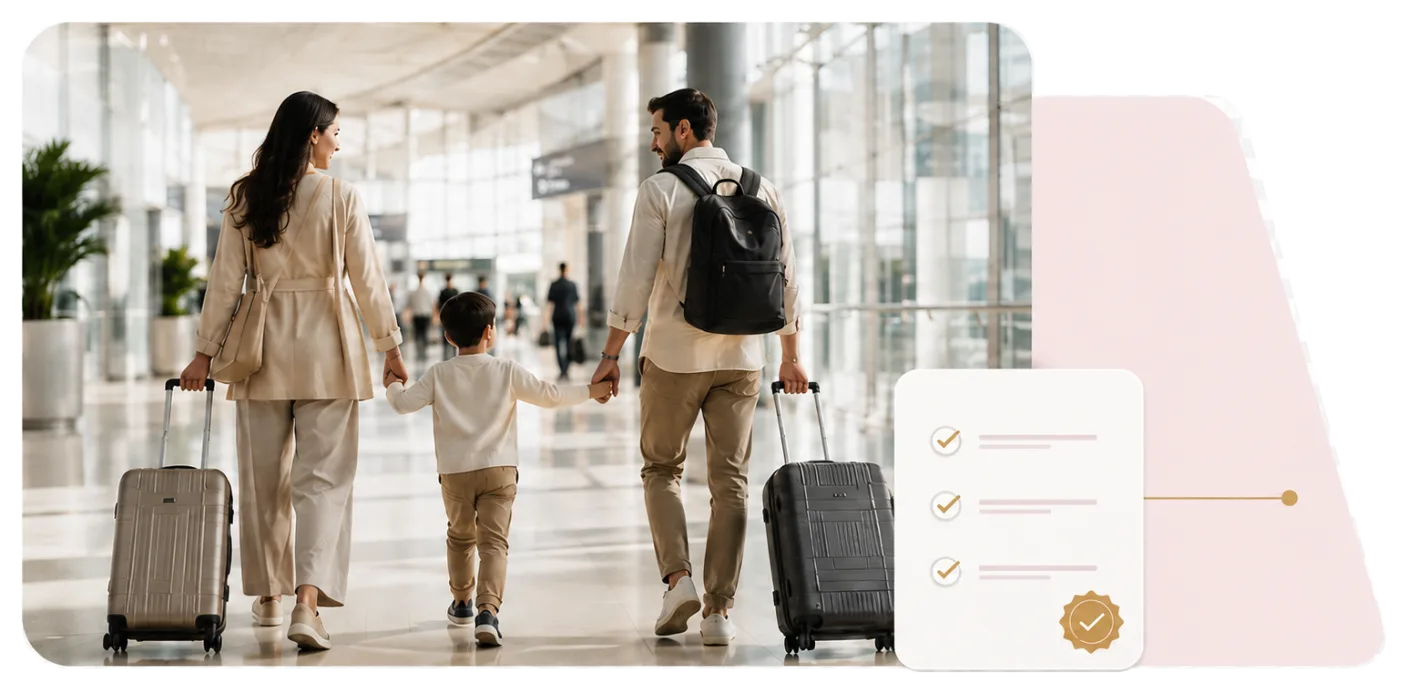 Emirates Dubai Visas team assisting travelers with visa applications