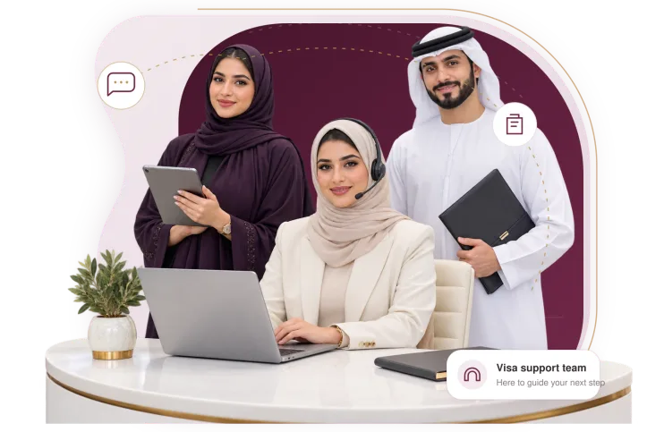 Emirates Dubai Visas customer support team